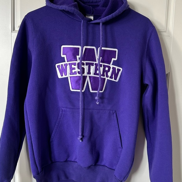 Western University Purple Hoodie  US S - Picture 2 of 7